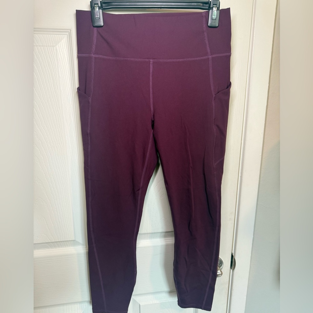 Fabletics Burgundy Leggings